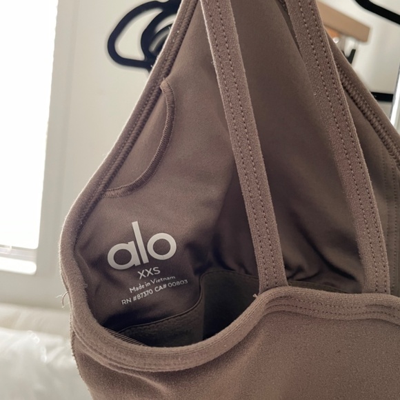 Alo Yoga Alosoft Suns Out Onesie Olive Tree - Picture 5 of 5